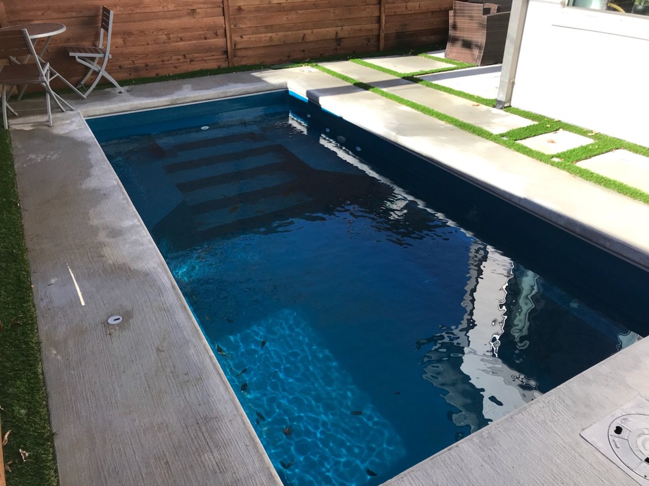 Luxury fibreglass pools Portland TX design and construction